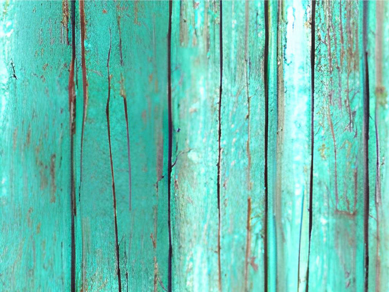 Aquamarine Wood Plank Vinyl Wrap Pattern~Rwraps Series 914 Digitally Printed Vinyl Wrap~0