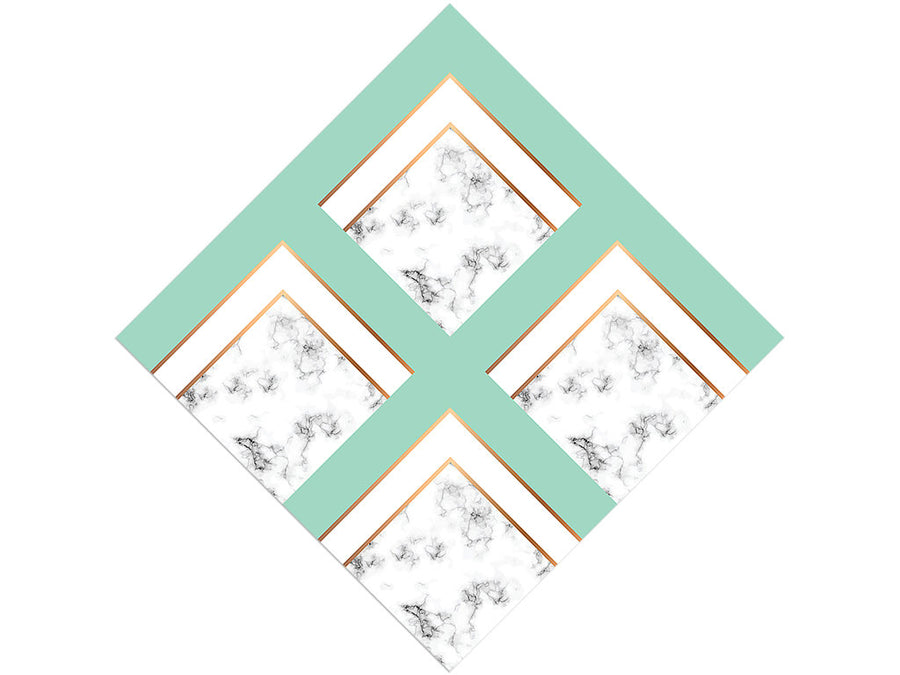 Aquamarine Square Tile Vinyl Wrap Pattern