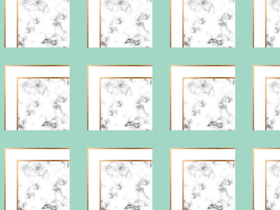 Aquamarine Square Tile Vinyl Wrap Pattern~Rwraps Series 914 Digitally Printed Vinyl Wrap~0