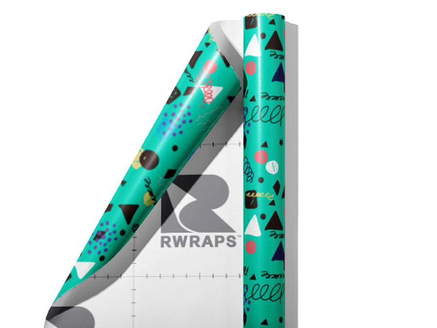 Aquarius Dawning Abstract Wrap Film Sheets~Rwraps Series 914 Aquarius Dawning Abstract Scrolled Sheet~3