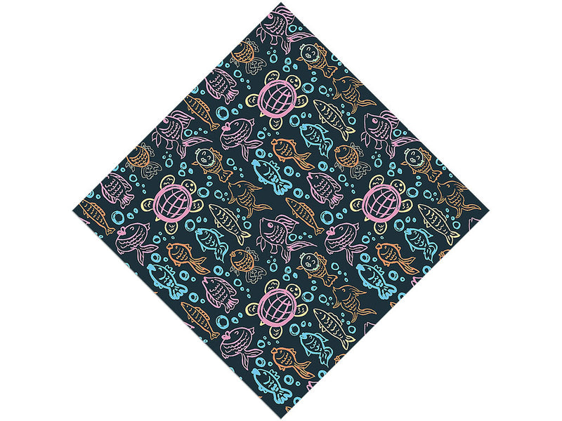 Aquatic Companions Marine Life Vinyl Wrap Pattern
