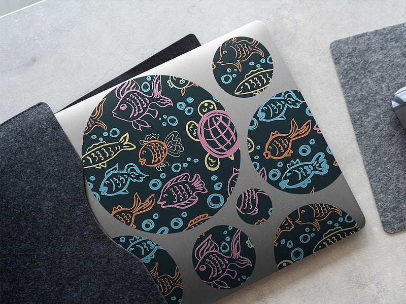 aquatic companions salt water DIY Laptop Stickers