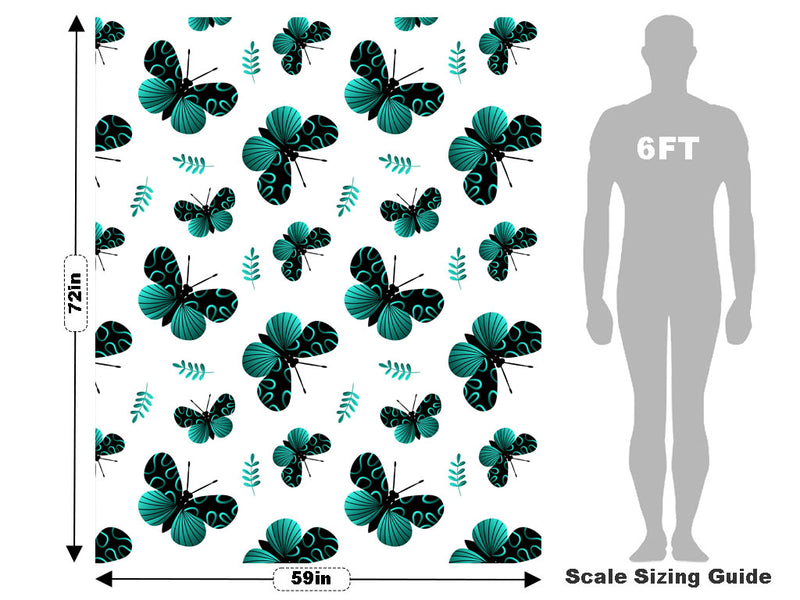 Aquatic Tones Bug Vehicle Wrap Scale~Rwraps Series 914 Aquatic Tones Bug Measurements~1