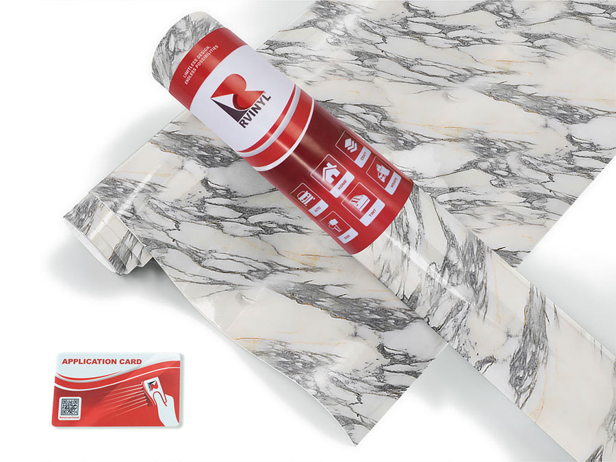 arabescato breccia white marble stone Craft Vinyl Roll