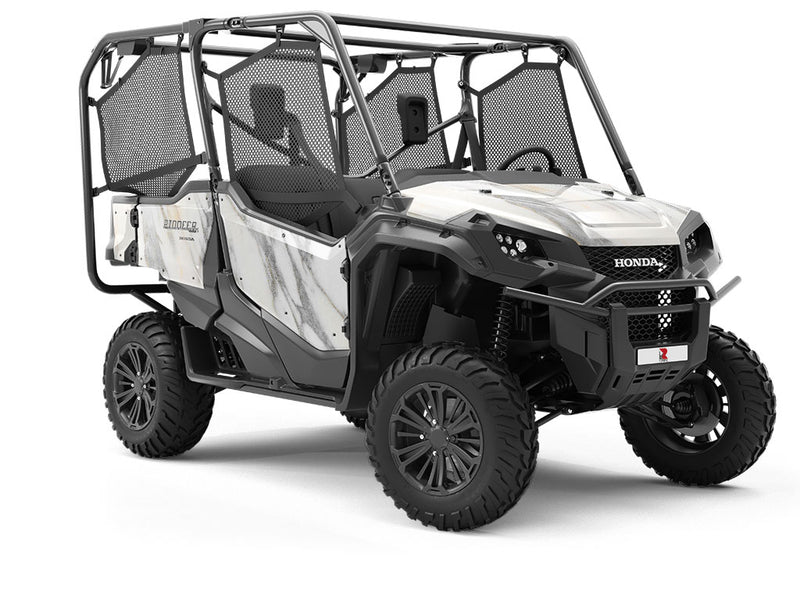 Arabescato Breccia-White Marble Utility Vehicle Vinyl Wrap