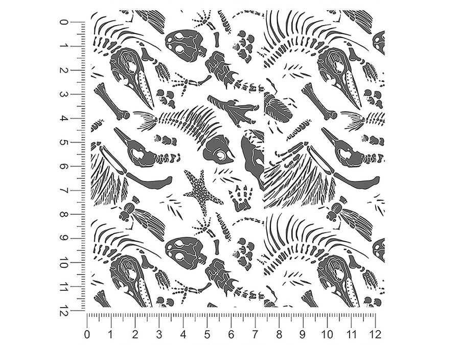 archeological remains dinosaur 1ft x 1ft Craft Sheets
