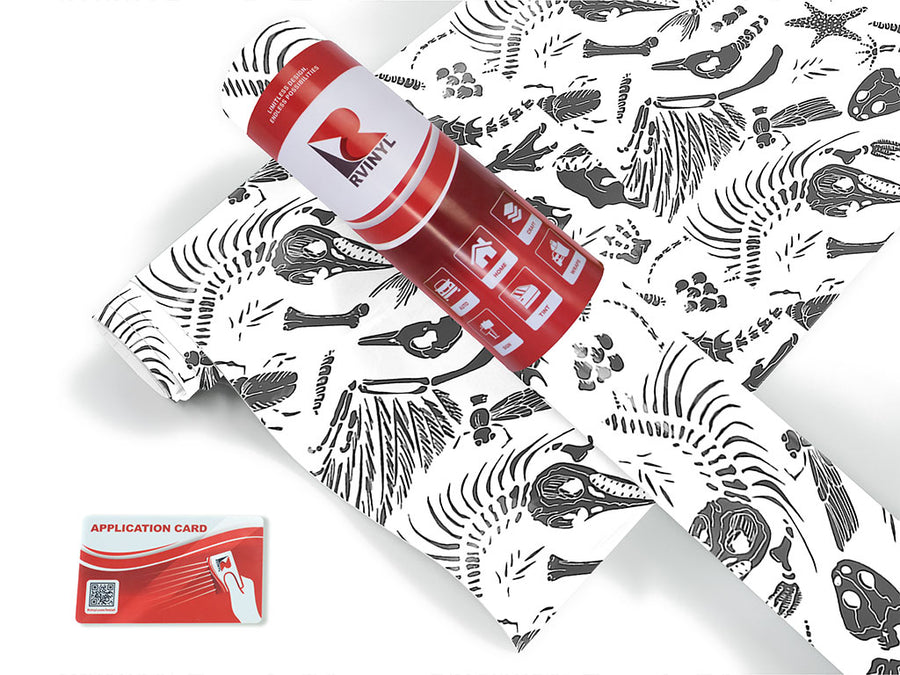 archeological remains dinosaur Craft Vinyl Roll