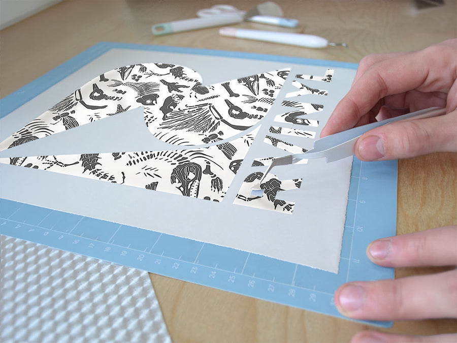 archeological remains dinosaur Easy Weed Craft Vinyl