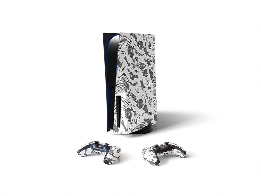 archeological remains dinosaur Sony PS5 DIY Skin