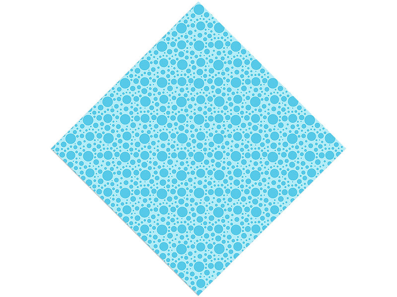 Arctic Blue Polka Dot Vinyl Wrap Pattern