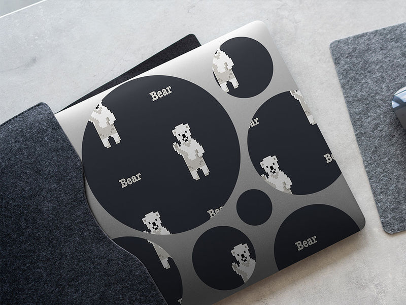 arctic pixels animal DIY Laptop Stickers