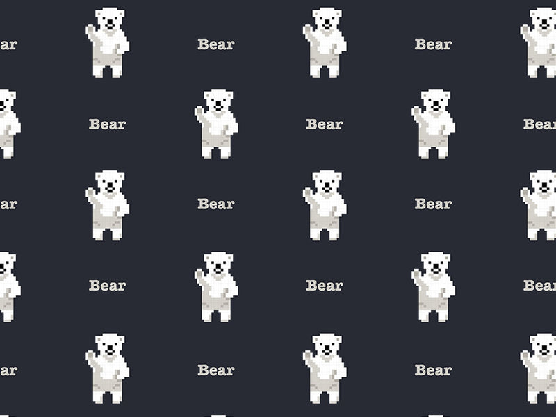 Arctic Pixels Animal Vinyl Wrap Pattern~Rwraps Series 914 Digitally Printed Vinyl Wrap~0