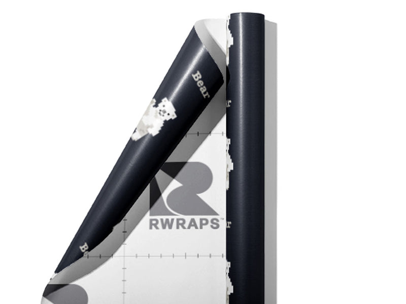 Arctic Pixels Animal Wrap Film Sheets~Rwraps Series 914 Arctic Pixels Animal Scrolled Sheet~3