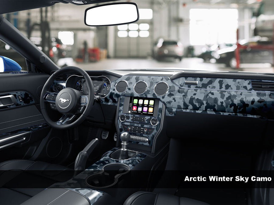 Arctic Winter Sky Camo Dash Kit Finish