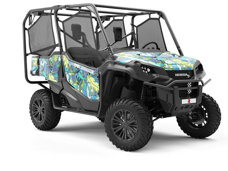 Arduinna Aesthetic Floral Utility Vehicle Vinyl Wrap