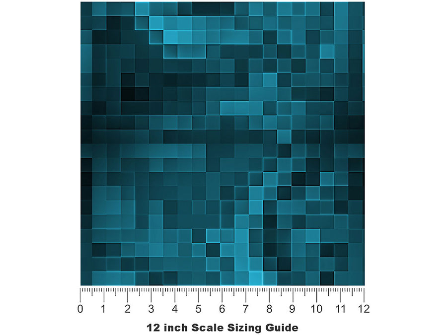 Argentinian Sadness Pixel Vinyl Film Pattern Size 12 inch Scale~Rwraps Argentinian Sadness Pixel Sizing Chart~2