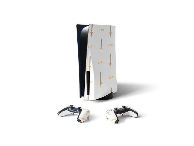 aries swords astrology Sony PS5 DIY Skin