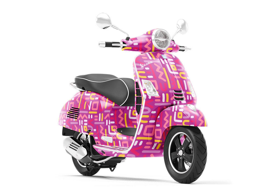 Armor Love Abstract Vespa Scooter Wrap Film