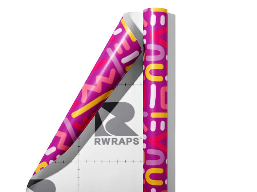 Armor Love Abstract Wrap Film Sheets~Rwraps Series 914 Armor Love Abstract Scrolled Sheet~3