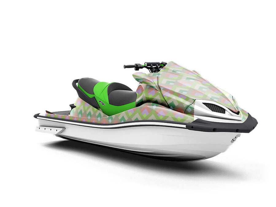 Army Breakdown Mosaic Jet Ski Vinyl Customized Wrap