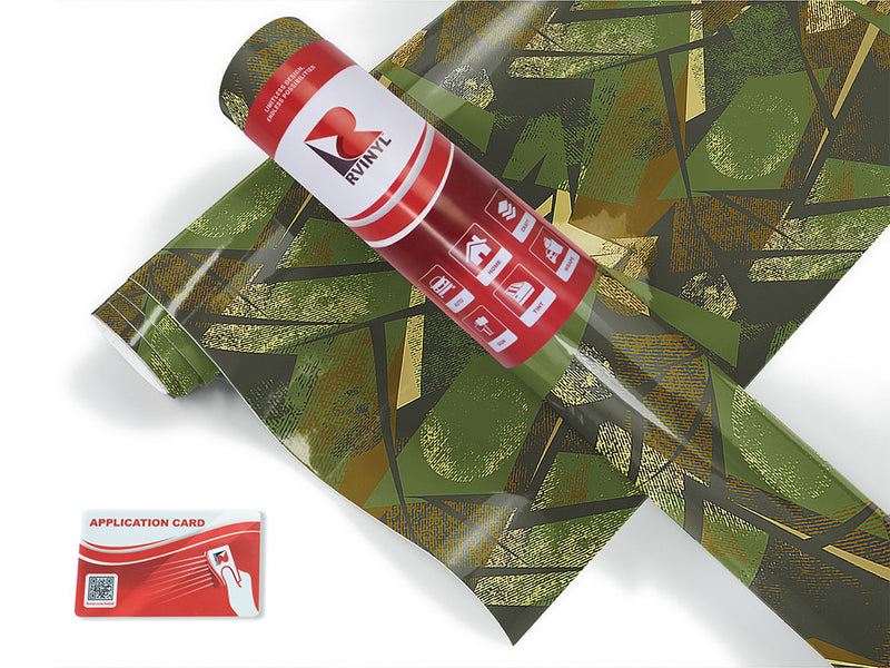 army dreamers abstract geometric Craft Vinyl Roll