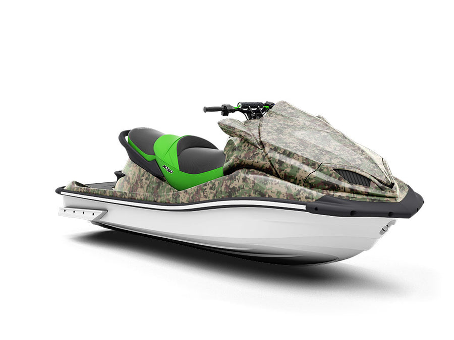 Army EMR Camouflage Jet Ski Vinyl Customized Wrap