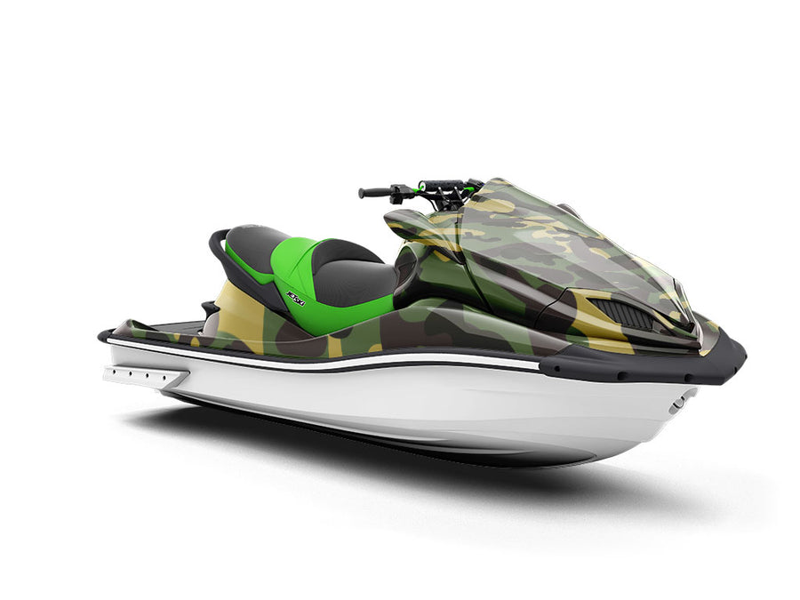Army Flecktarn Camouflage Jet Ski Vinyl Customized Wrap