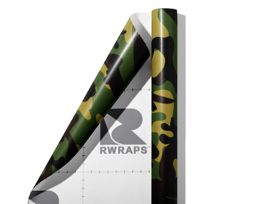 Army Flecktarn Camouflage Wrap Film Sheets~Rwraps Series 914 Army Flecktarn Camouflage Scrolled Sheet~3