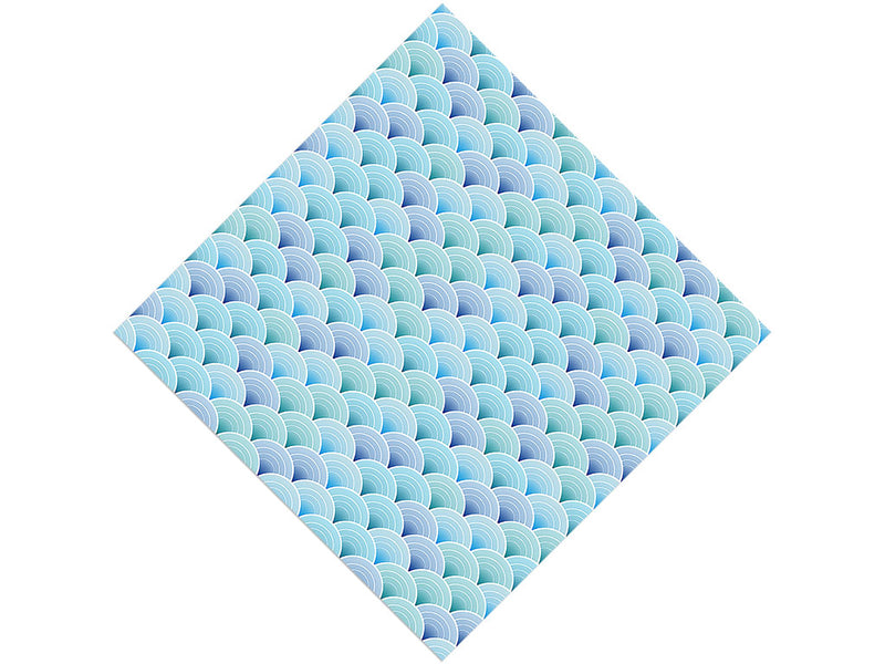 Art Deco Waves Water Vinyl Wrap Pattern