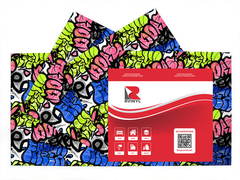 artistic foundations graffiti Craft Vinyl Sheet Pack