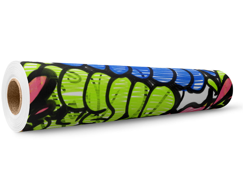 Artistic Foundations Graffiti Wrap Film Wholesale Roll~Rwraps Series 914 Digitally Printed Vinyl Roll~5
