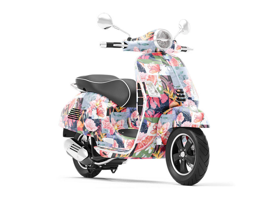 Artistic Inspiration Sticker Bomb Vespa Scooter Wrap Film