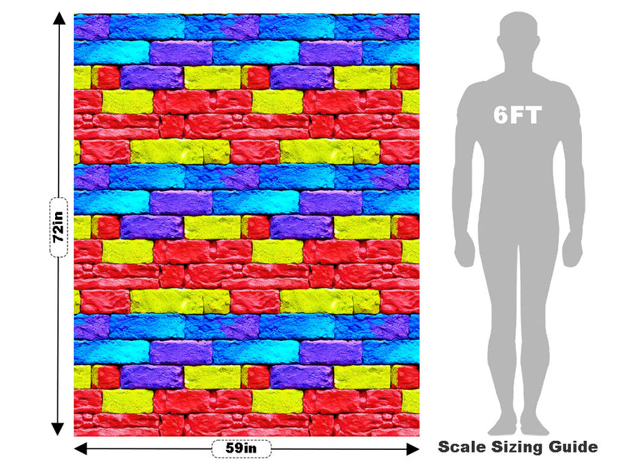 Ashlar Brick Vehicle Wrap Scale~Rwraps Series 914 Ashlar Brick Measurements~2