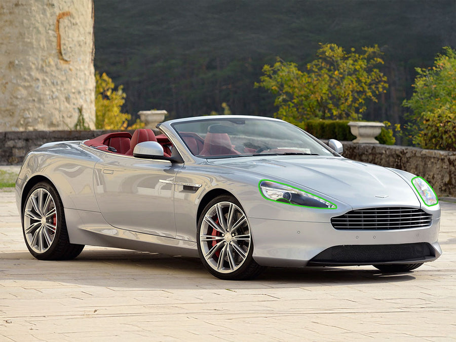 aston martin db9 2013-2016 Headlight Protection Installation Location