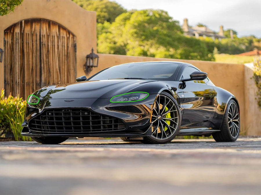 aston martin vantage 2019-2024 Headlight Protection Installation Location