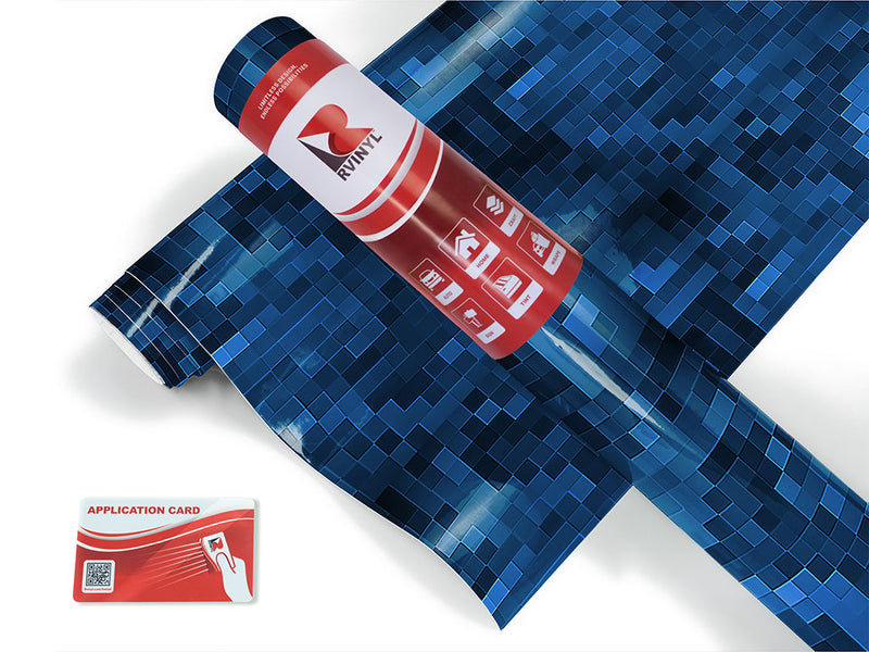 astro navy pixel Craft Vinyl Roll