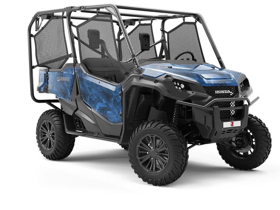 Astro Navy Pixel Utility Vehicle Vinyl Wrap