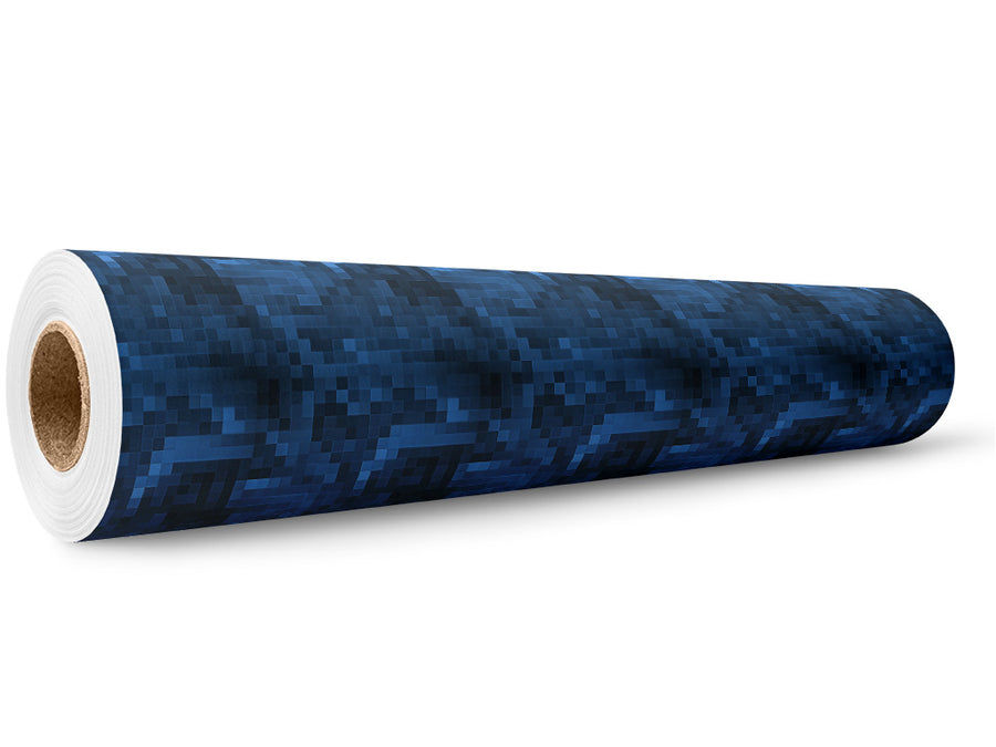 Astro Navy Pixel Wrap Film Wholesale Roll~Rwraps Series 914 Digitally Printed Vinyl Roll~5