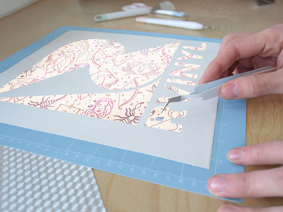 astrological outlines astrology Easy Weed Craft Vinyl