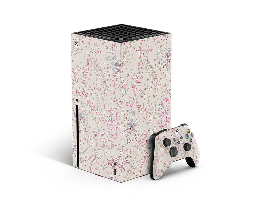astrological outlines astrology XBOX DIY Decal