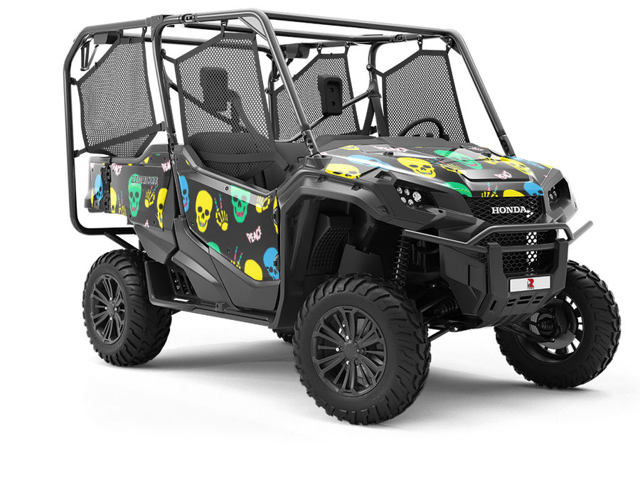 At Peace Halloween Utility Vehicle Vinyl Wrap