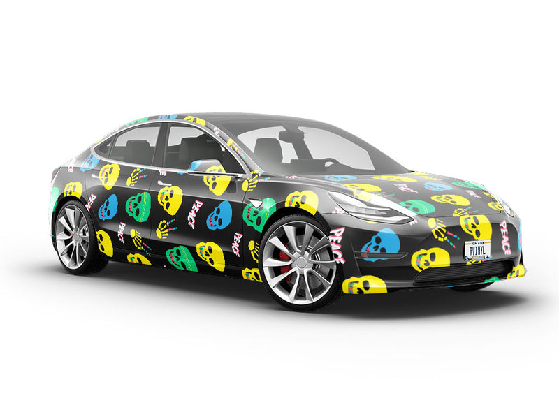 At Peace Halloween Vehicle Vinyl Wrap