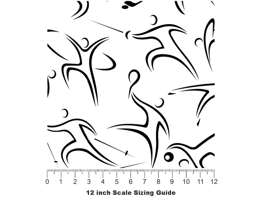 Athletic Ideas Sport Vinyl Film Pattern Size 12 inch Scale~Rwraps Athletic Ideas Sport Sizing Chart~2