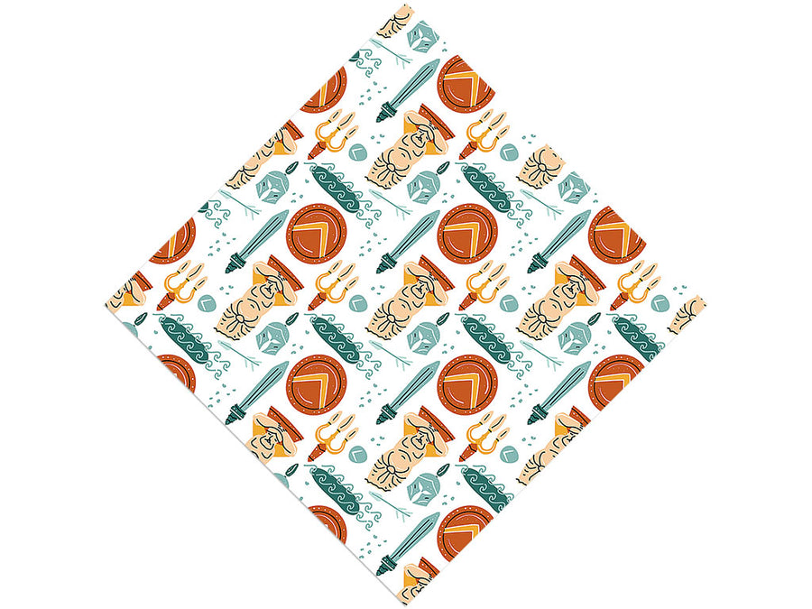 Atlas Pillars Greco Roman Vinyl Wrap Pattern