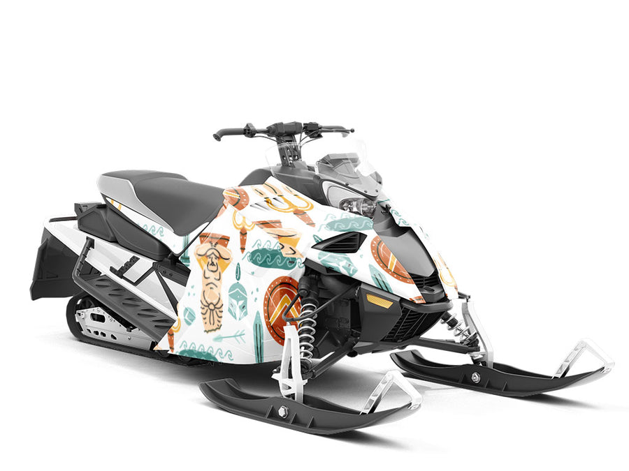 Atlas Pillars Greco Roman Custom Wrapped Snowmobile