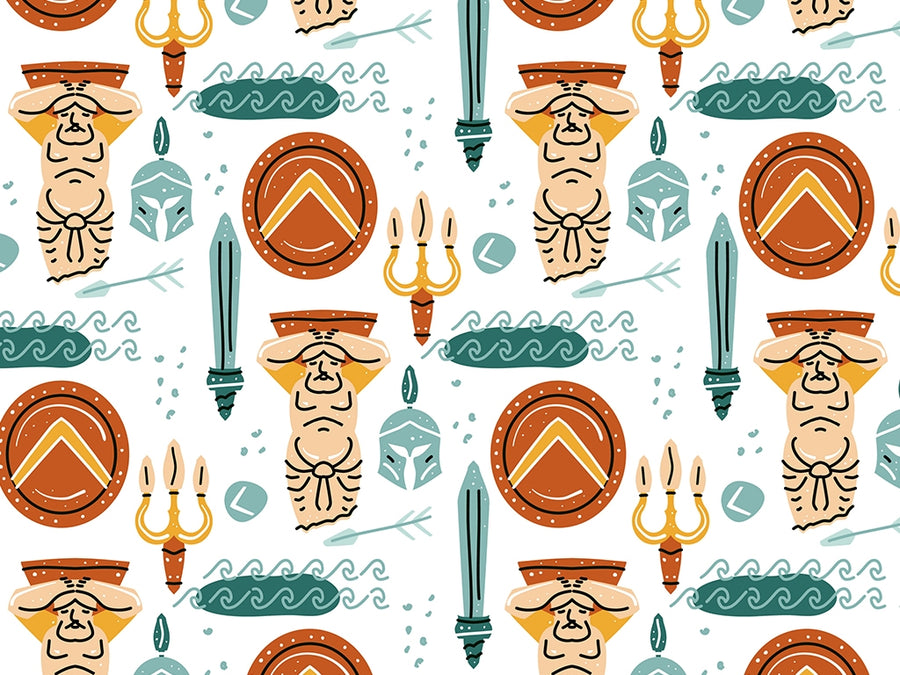 Atlas Pillars Greco Roman Vinyl Wrap Pattern~Rwraps Series 914 Digitally Printed Vinyl Wrap~0