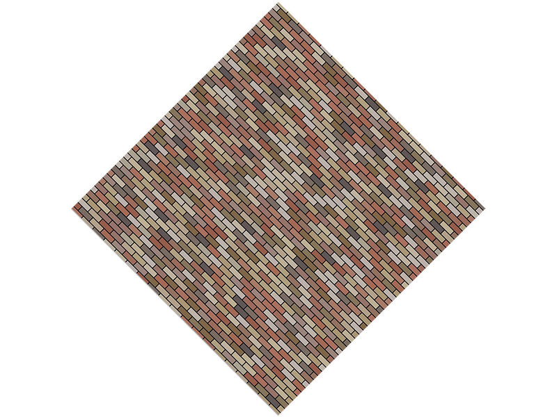 Auburn Brick Vinyl Wrap Pattern
