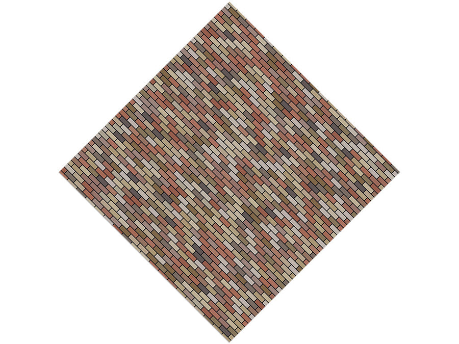 Auburn Brick Vinyl Wrap Pattern