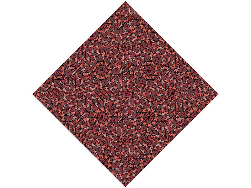 Auburn Star Stained Glass Vinyl Wrap Pattern