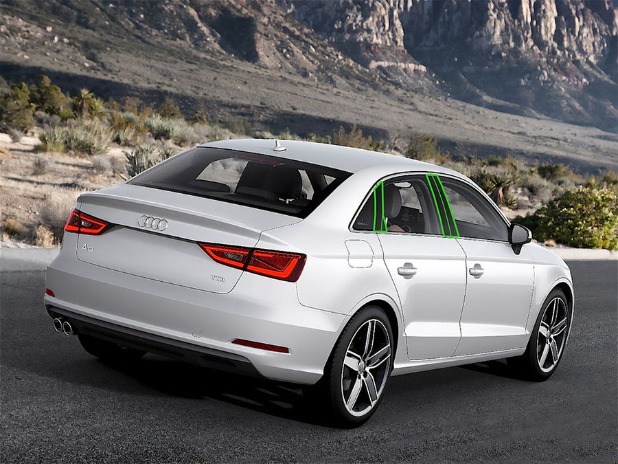 audi a3 2006-2013 (4 door) Pillar Post Trim Installation Location